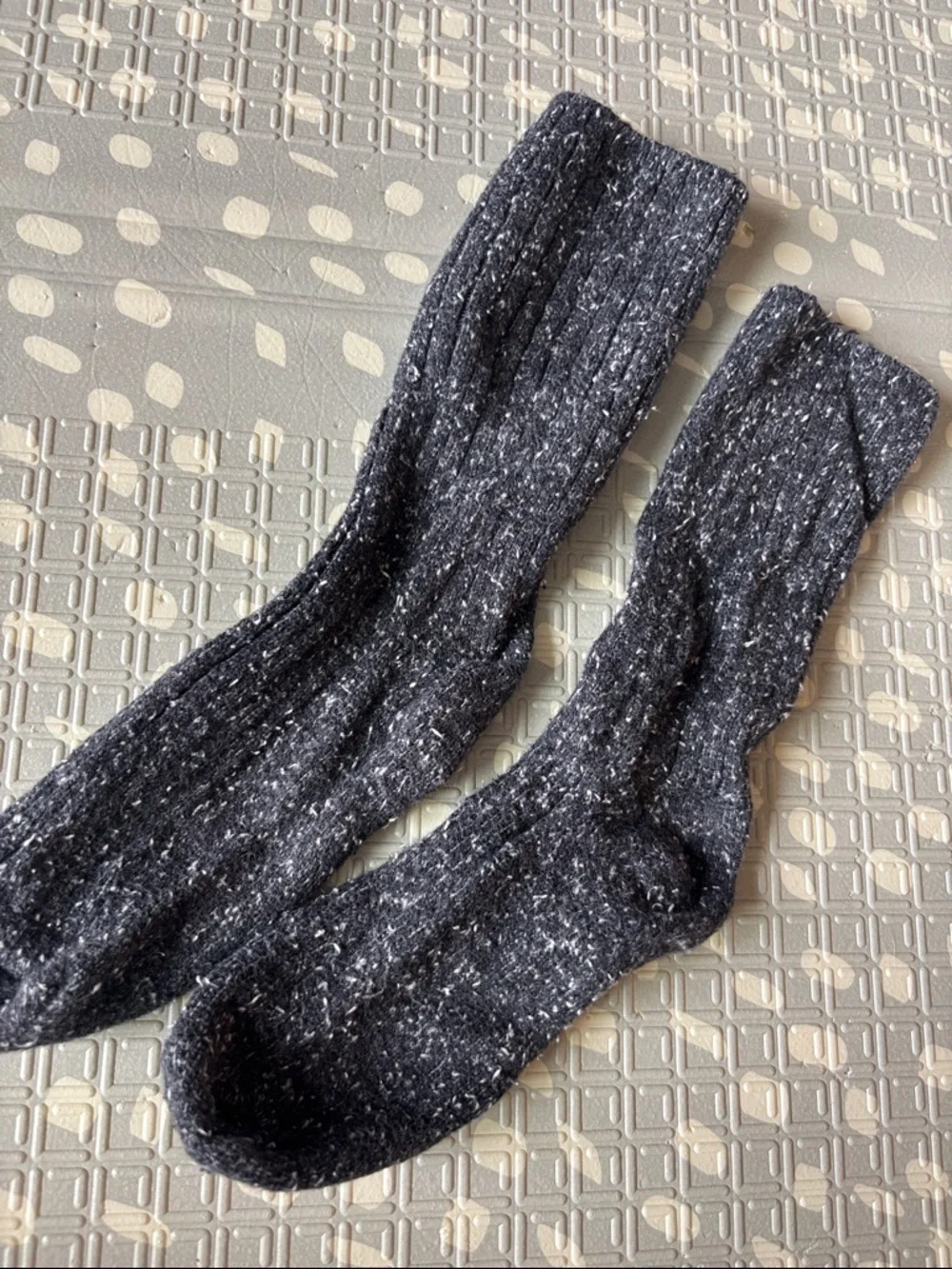 Grey Speckled Socks